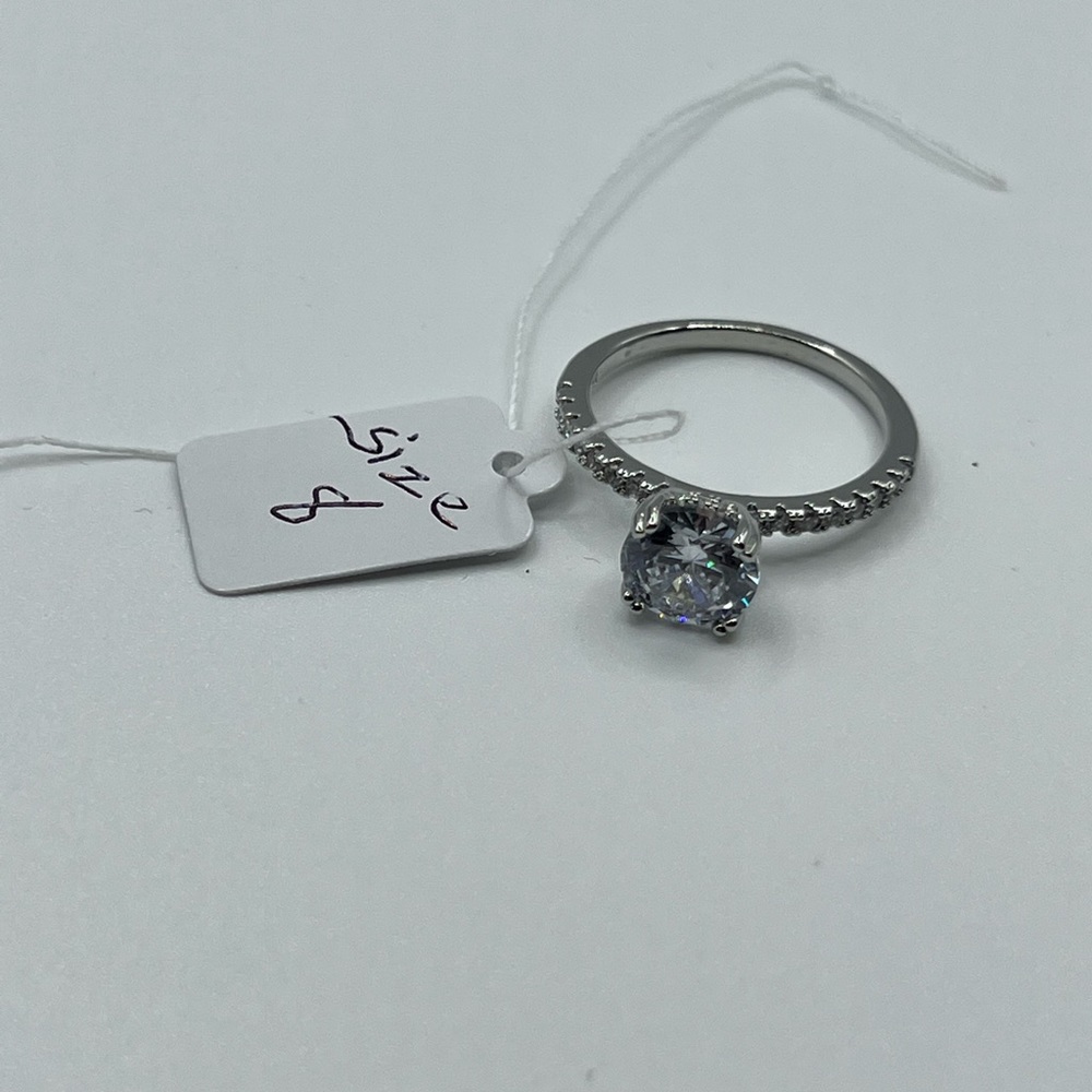 S925 Silver‎ Ring SZ 8 NEW